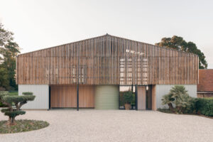 Photo of completed Norfolk Barn by 31/44 Architects