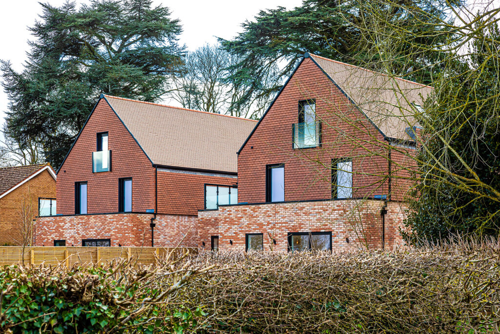 Photo of two new build homes in Oakham, Rutland
